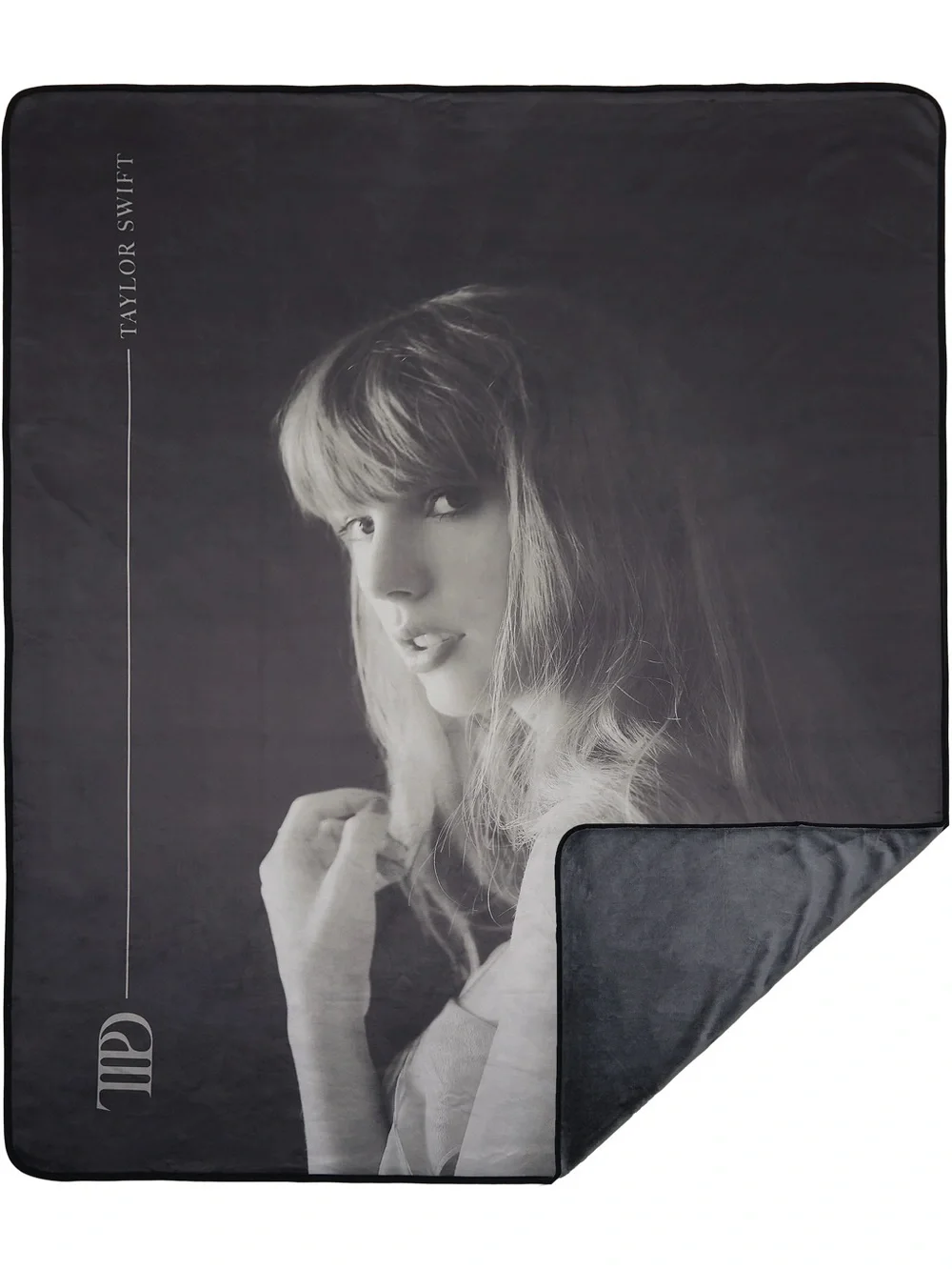 Taylor Swift ttpd Black & Charcoal Portrait Throw